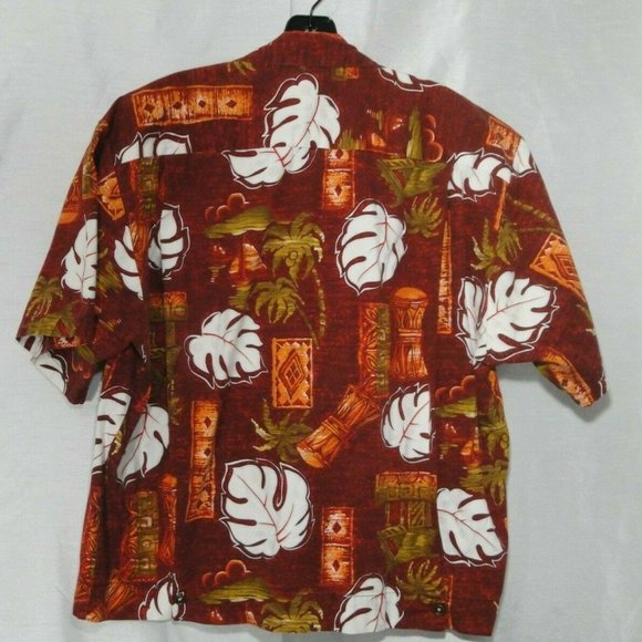 Vintage 50’s/60’s Hookano Barkcloth Hawaiian Shirt - Picture 2 of 4